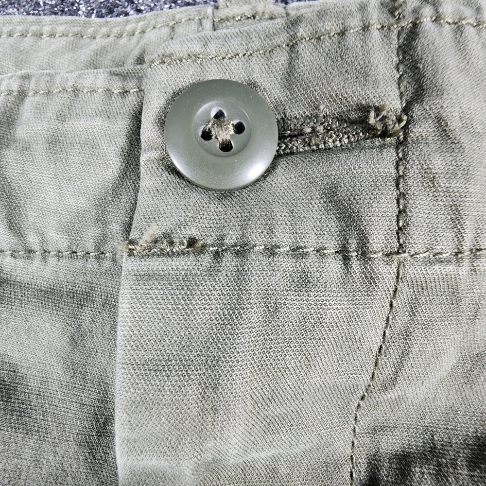 Uniqlo‎ Cargo Pants Men XL 37x30 Army Green Work Utility Military Wide Leg Baggy - Picture 4 of 10